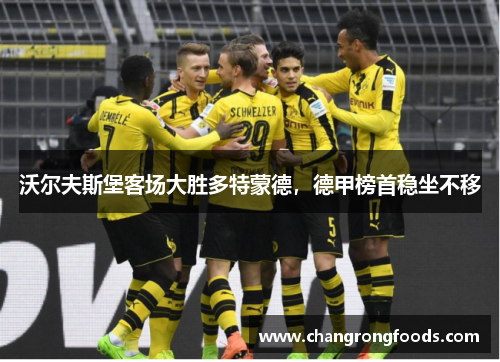 沃尔夫斯堡客场大胜多特蒙德，德甲榜首稳坐不移